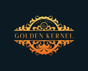 Luxury Crest Gold logo design