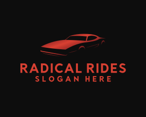 Red Car Automotive logo design