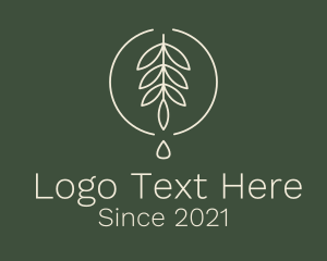 Leaf - Eucalyptus Leaf Oil logo design