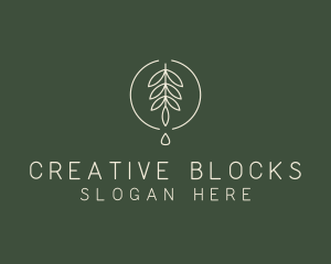 Eucalyptus Leaf Oil logo design