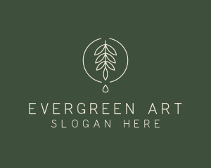 Eucalyptus Leaf Oil logo design