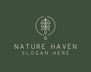 Eucalyptus Leaf Oil logo design