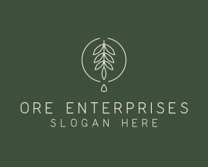 Eucalyptus Leaf Oil logo design