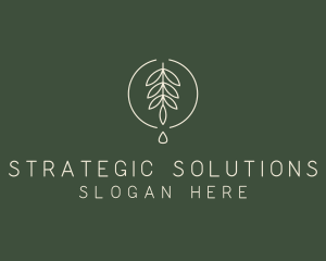 Eucalyptus Leaf Oil logo design