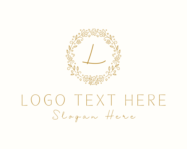 Organic Floral Wreath Spa logo