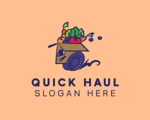 Express Healthy Food Delivery logo design