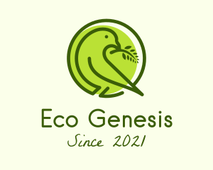 Eco Friendly Bird  logo design