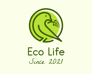 Eco Friendly Bird  logo design