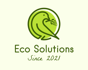 Eco Friendly Bird  logo design