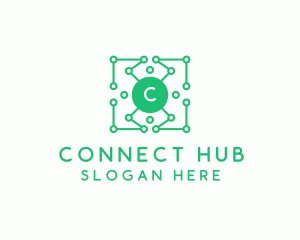 Tech Circuit Network logo design