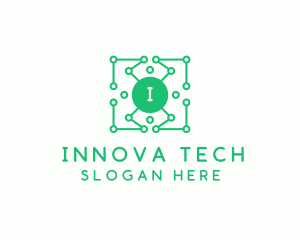 Tech Circuit Network logo design