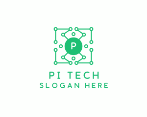 Tech Circuit Network logo design