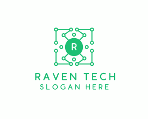 Tech Circuit Network logo design