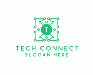 Tech Circuit Network logo design