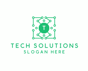 Tech Circuit Network logo design