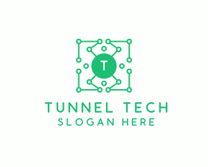 Tech Circuit Network logo design