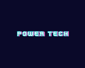 Digital Cyber Glitch logo