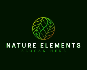 Nature Leaf Organic logo design