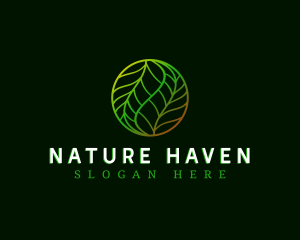 Nature Leaf Organic logo design