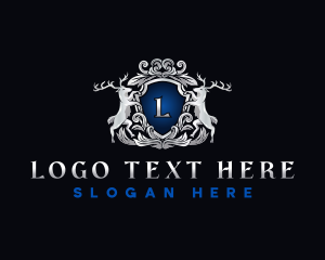 Luxury Ornamental Deer logo