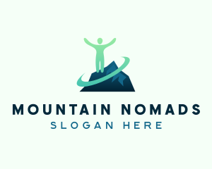 Leader Success Mountain logo design