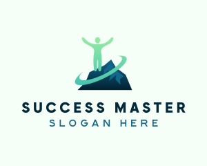 Leader Success Mountain logo design