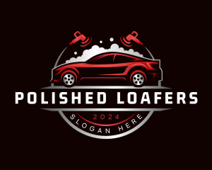 Car Wash Detailing Restoration logo design