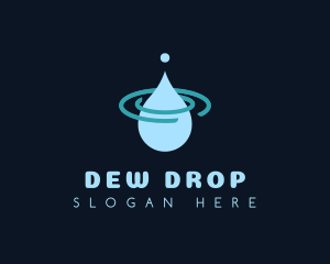 Ripple Water Drop logo design