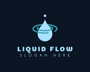 Ripple Water Drop logo design