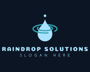 Ripple Water Drop logo design