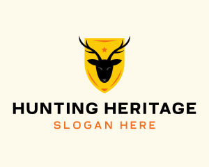 Deer Hunting Shield logo