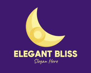 Bright Crescent Moon Logo