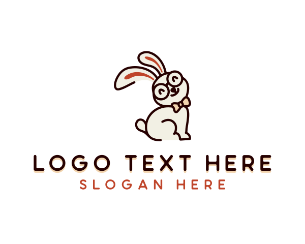 Rabbit logo example 2