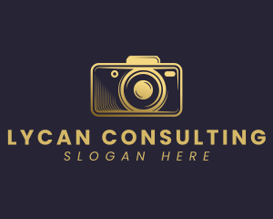 Camera Lens Photography logo design