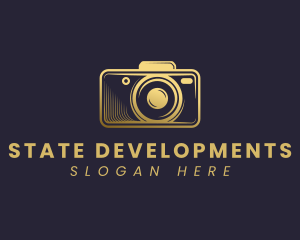 Camera Lens Photography logo design