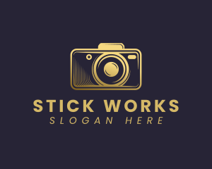 Camera Lens Photography logo design