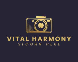 Camera Lens Photography logo design