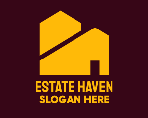 Yellow Real Estate Houses logo