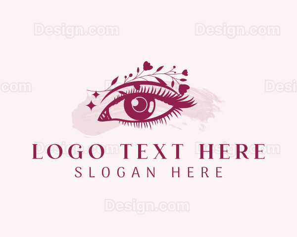 Eye Beauty Floral Logo