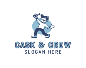 Retro Bartender Pub logo