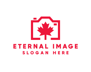 Maple Leaf Camera logo design