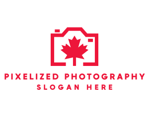 Maple Leaf Camera logo design