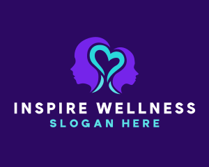 Mind Health Wellness logo design