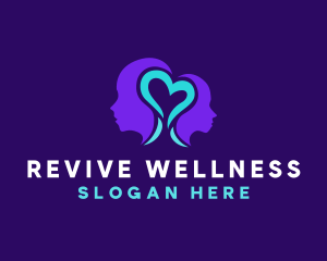 Mind Health Wellness logo design