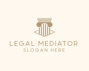 Legal Consulting Column logo design