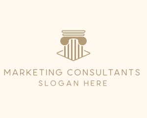 Legal Consulting Column logo design