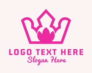 Pink Lotus Crown logo