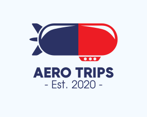 Airship Medical Capsule logo design