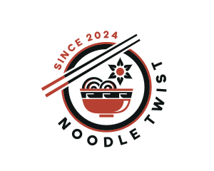 Asian Ramen Noodles logo design