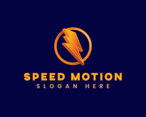 Lightning Bolt Power logo design